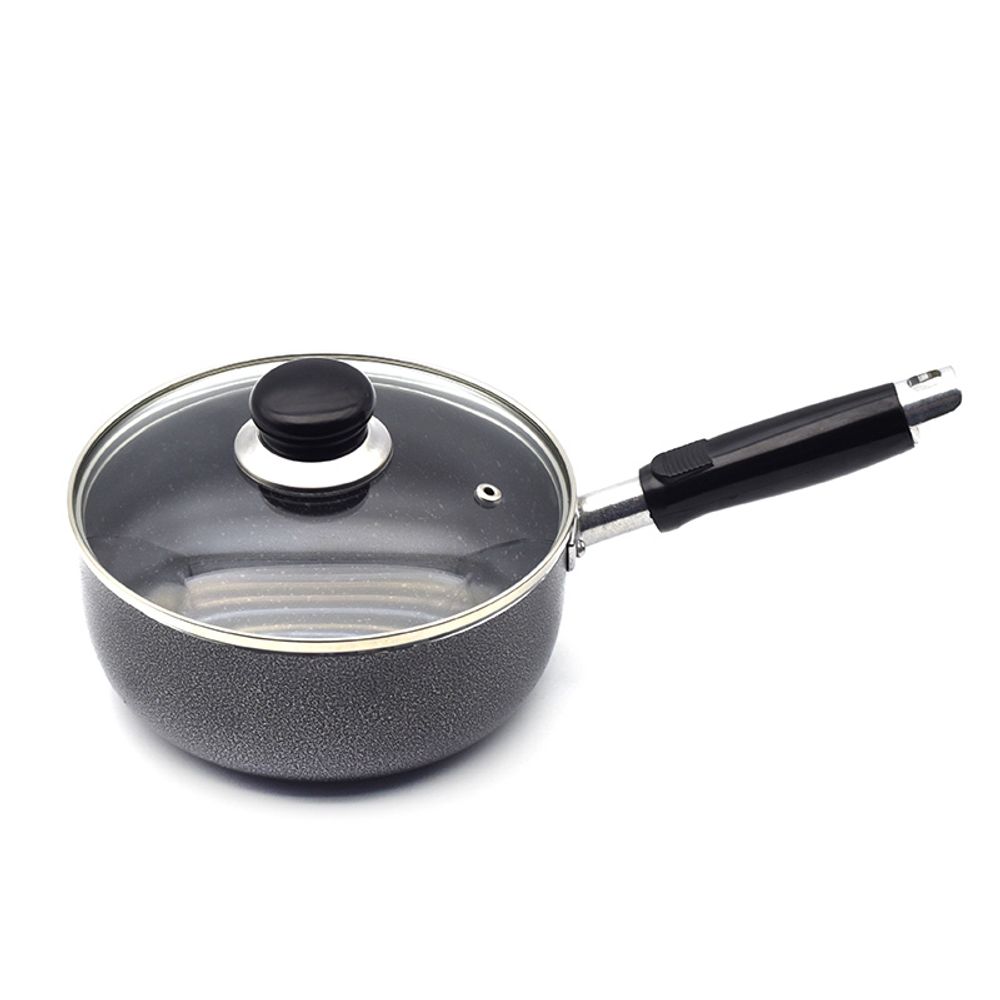 국내산 실버 메탈릭 분체 편수냄비_18cm