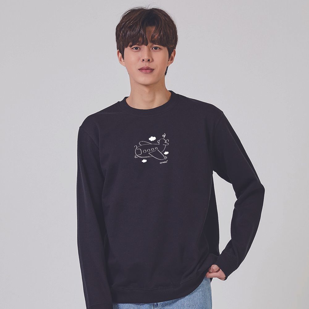 키밍 비행기 맨투맨코디 박스후드티