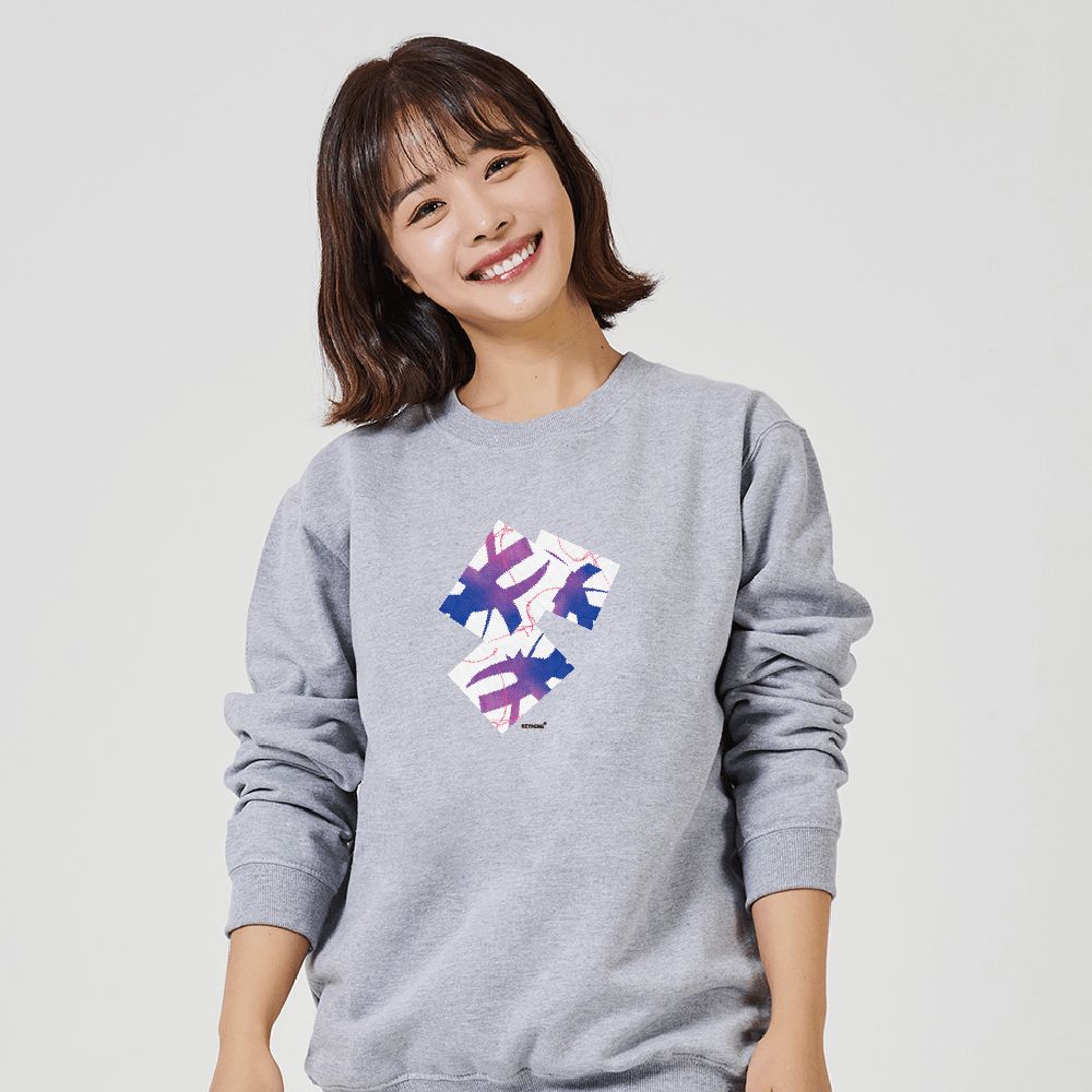 키밍 미술 전시 귀여우맨투맨 후드 오버핏 데일리코디