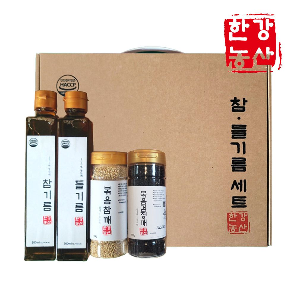 한강농산 참기름들기름4종선물세트SP4SOPOSB 답례품