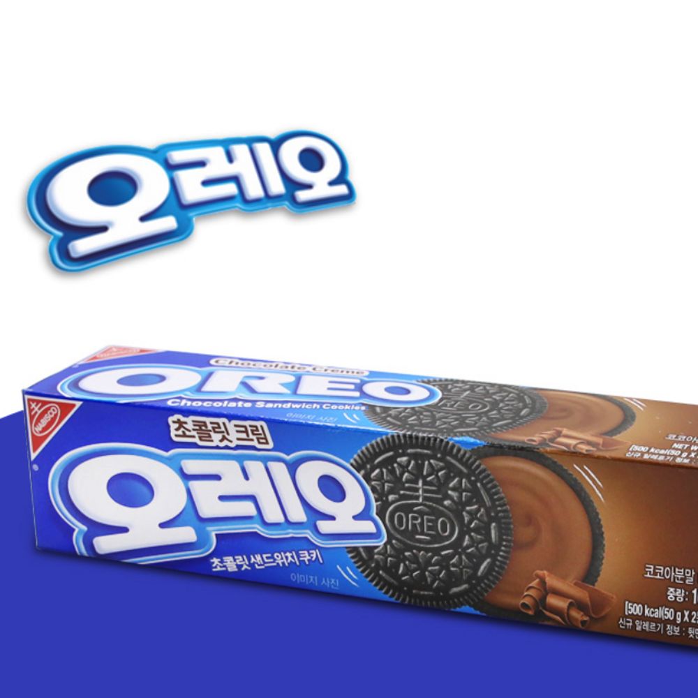 오레오 초콜릿크림 100g (1박스-24개) 오레오쿠키 간