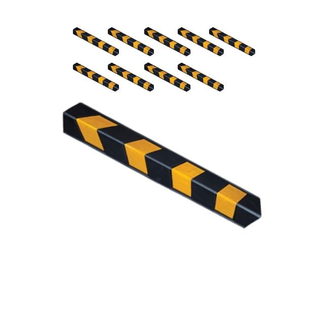 100 X 100 X 800mm 주차장 검정색 코너 보호대 X 10개입