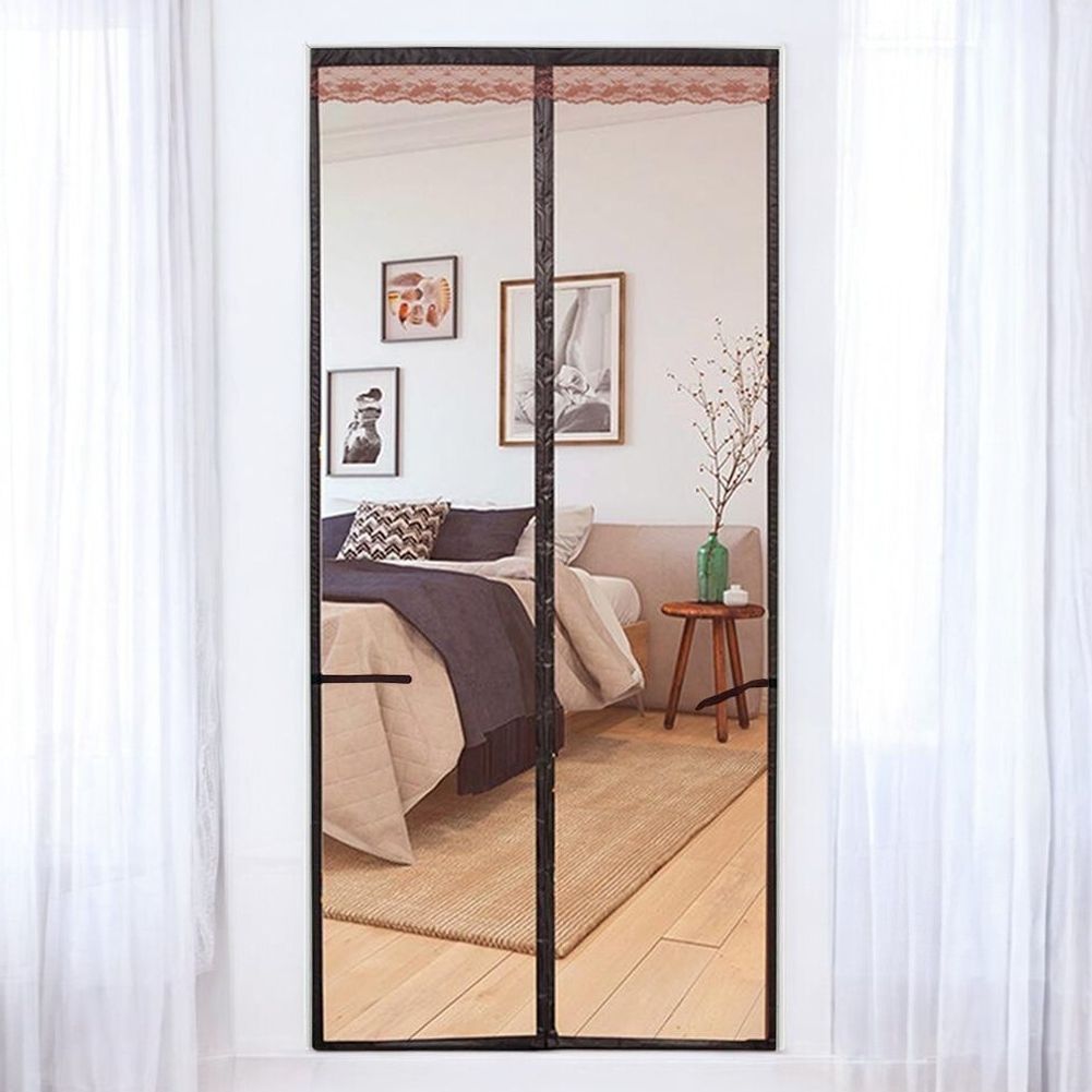 게더릭 심플 문 모기장 (90x210cm) (브라운)