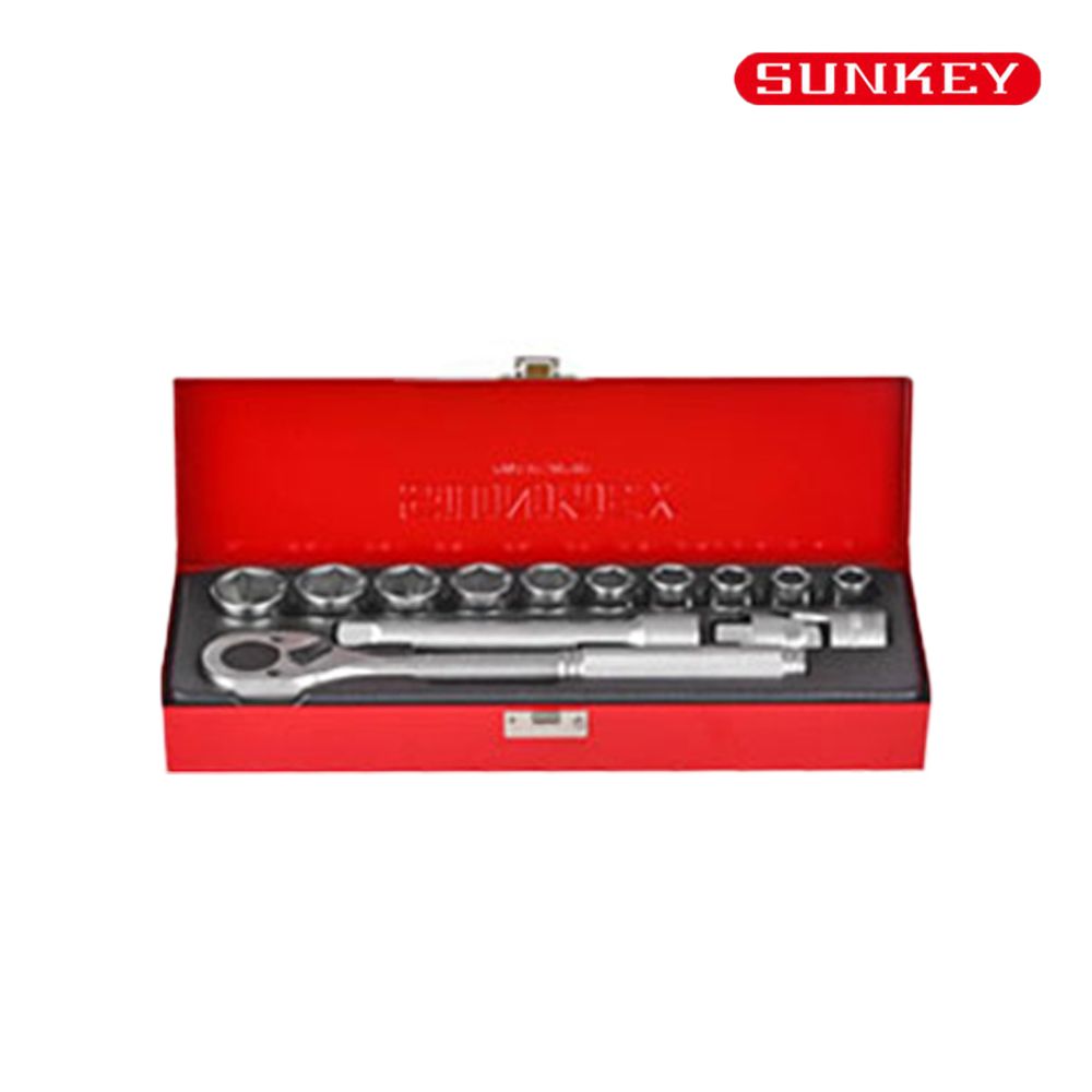 토크렌치 육각 SUNKEY 1/2 72T 소켓 렌치세트 14PCS