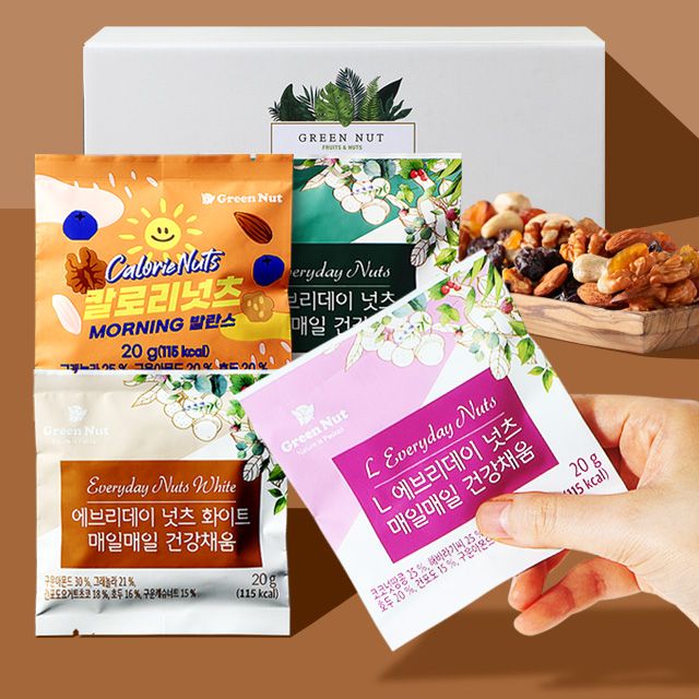 하루건강견과 30봉 고소한 일일견과류 종합 1일