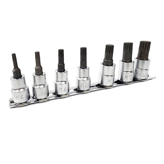 코겐 12각비트소켓레일세트 RS3020/7-L50 (3/8인치)