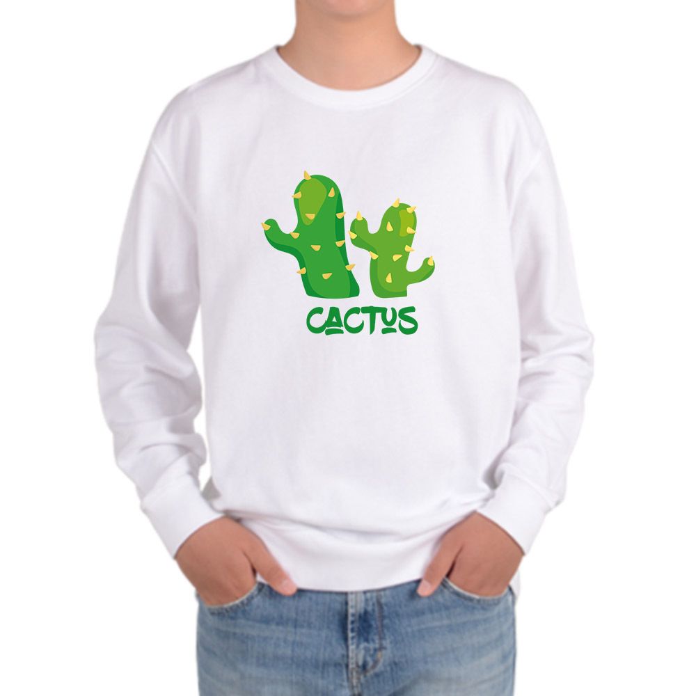 기모맨투맨 CACTUS 선인장 인테리어 식물 사막속에