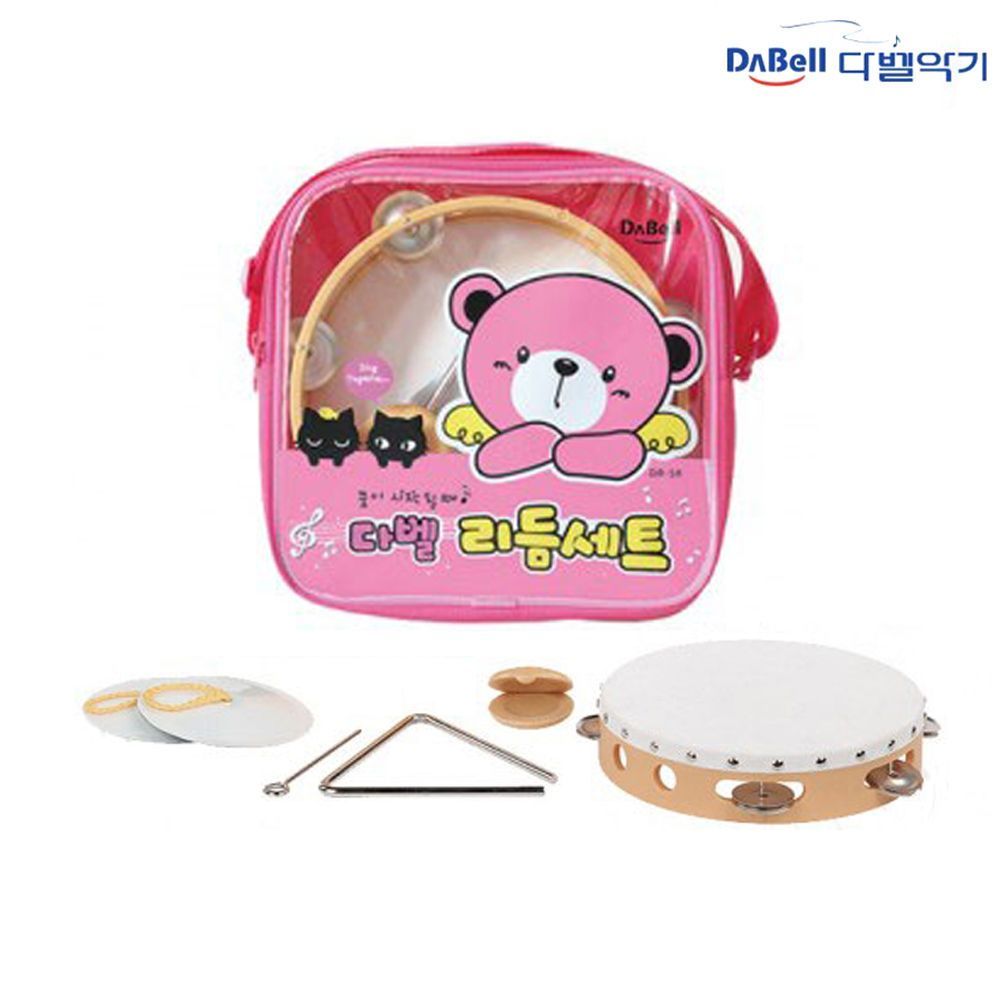 다벨 리듬악기세트 DR-SR 분홍