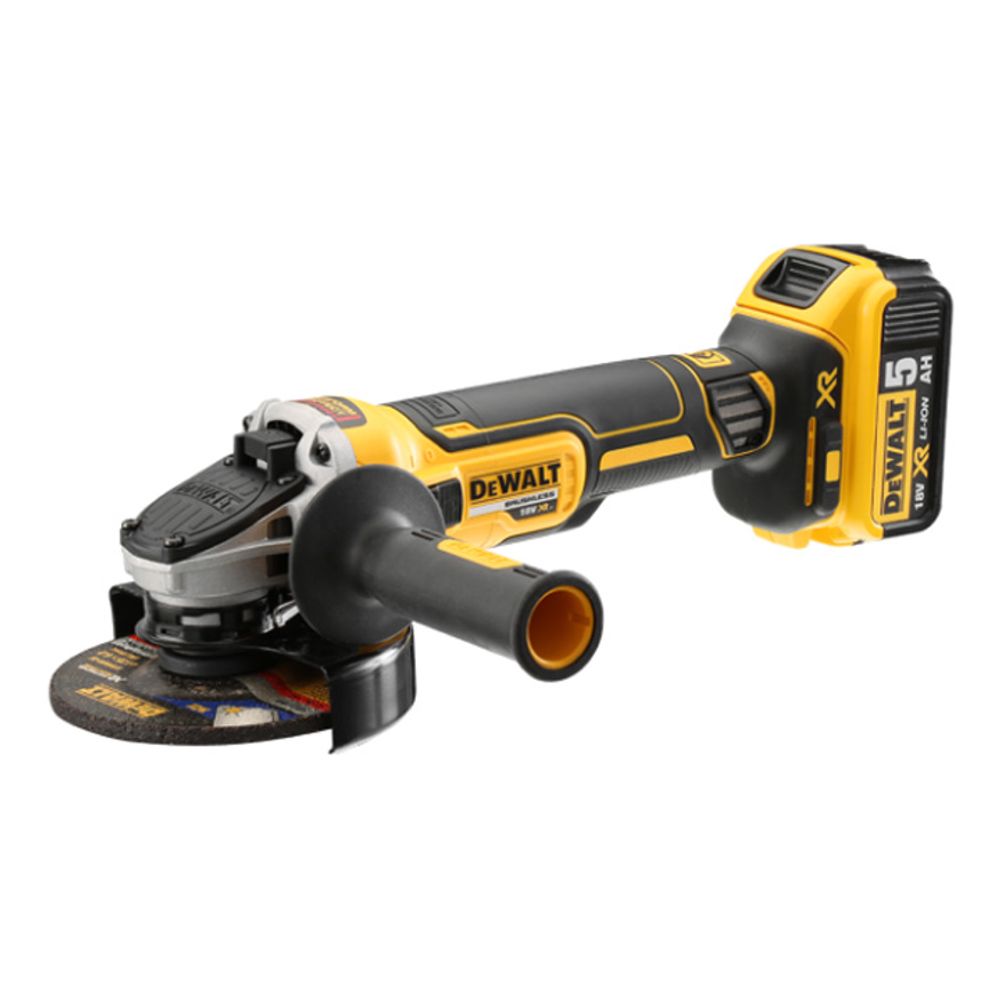 DEWALT 충전그라인더_DCG405P2-KR 18V/5.0Ah/125mm