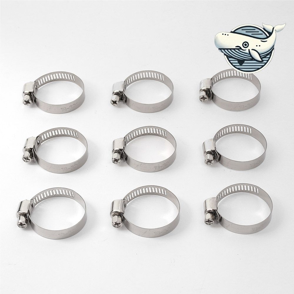 스테인리스 호스 클램프 32mm 100개