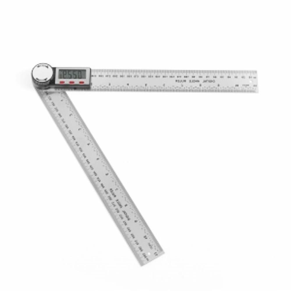360도+30cm 디지털 각도기 산업용 스틸자 각도측정기