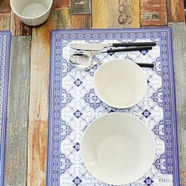 양면 식탁 테이블매트 2디자인 그릇 미끄럼방지 깔개