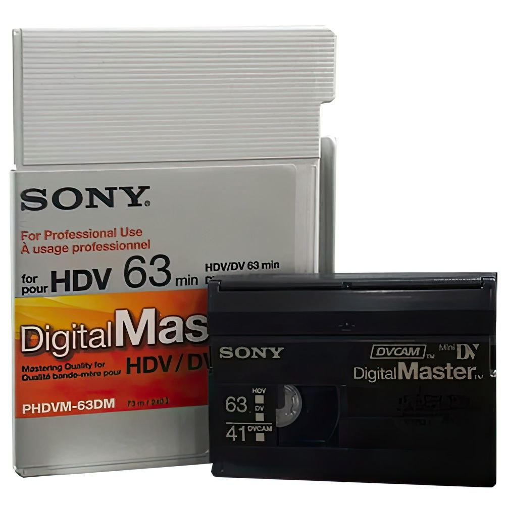 소니 캠코더 DVM-63DM 6mm HDV 공테이프 저장장치