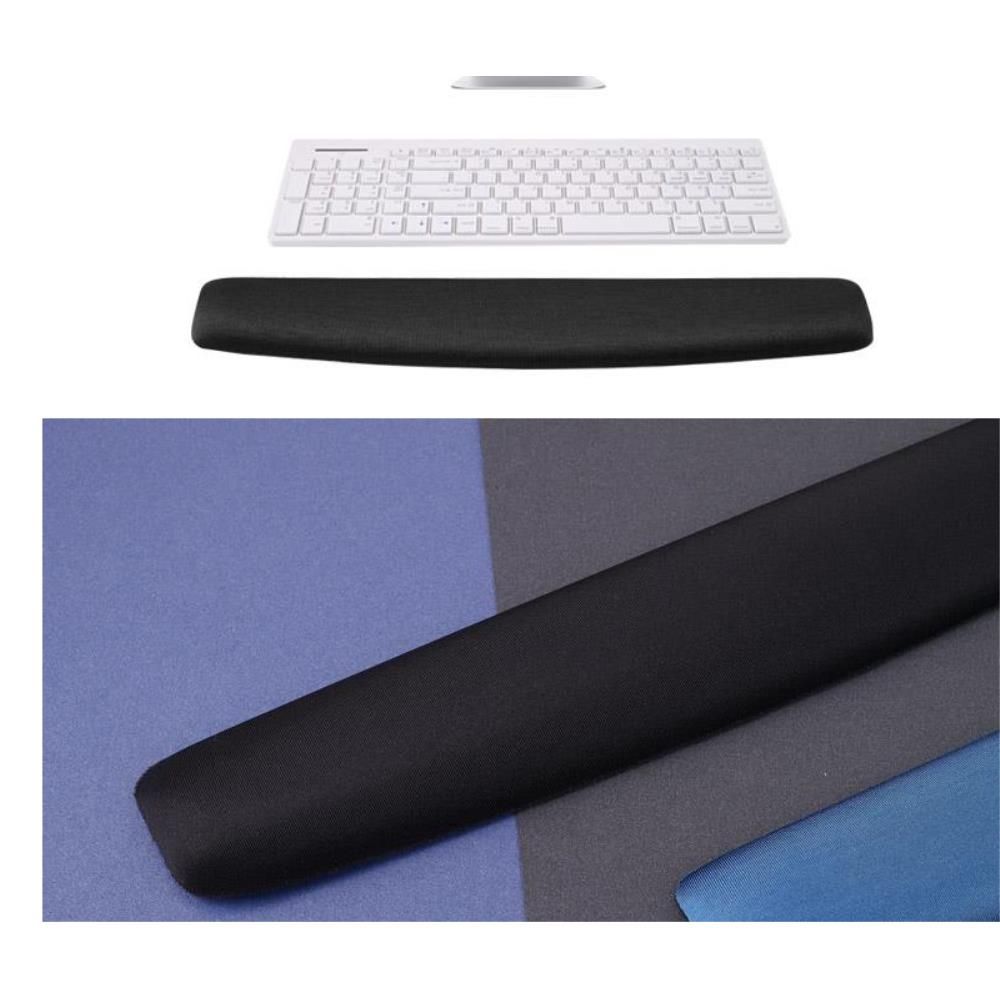 키보드 손목 쿠션 보호대 PC 받침대 패드 46cm 블랙