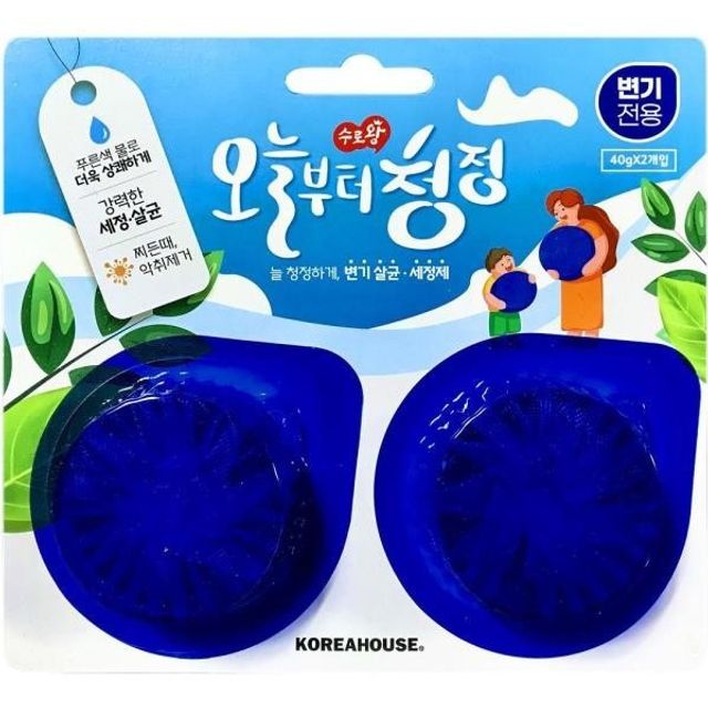 변기청소 코리아하우스 변기 40g x 세정제