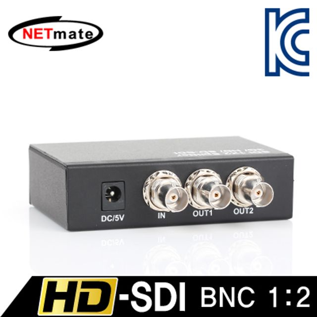 강원전자 넷메이트 HD-SDI 지원 BNC 1-2 분배기