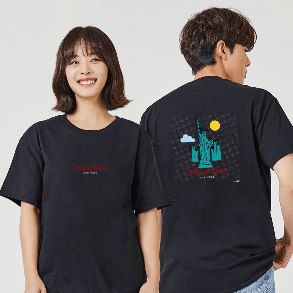 키밍 statue oh liberty 데일리반팔티 기본티