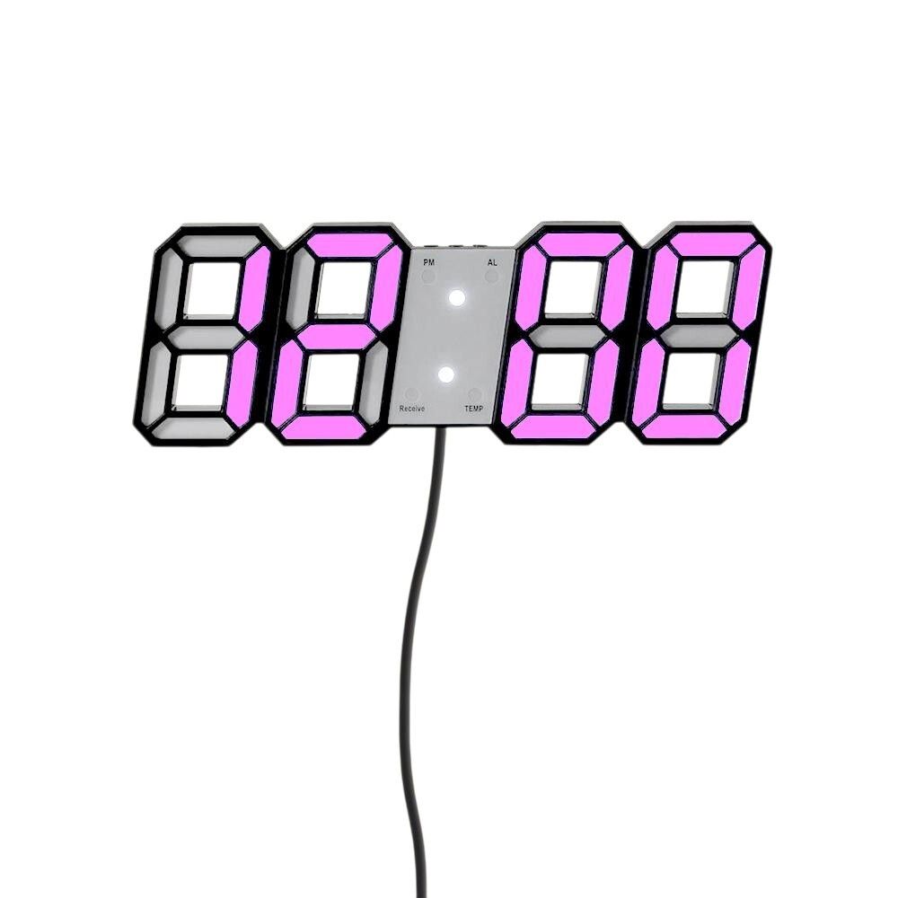 LED 스마트 시계 (블랙 핑크) JT11