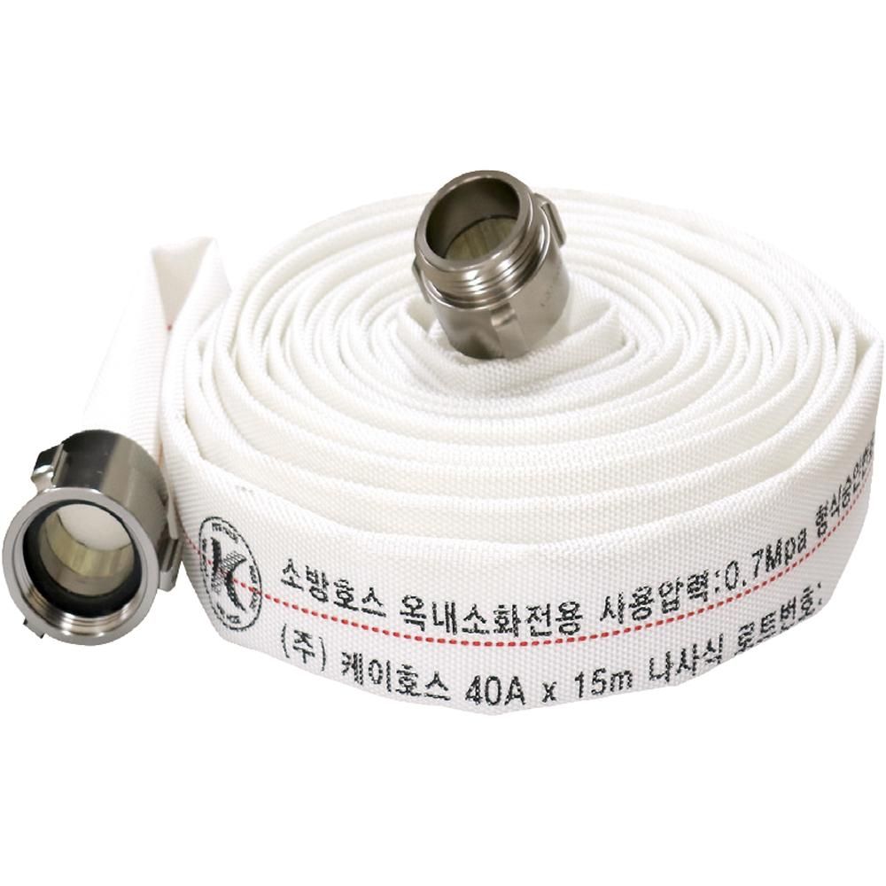 한국소방 소화전 소방 호스 65mm 단피