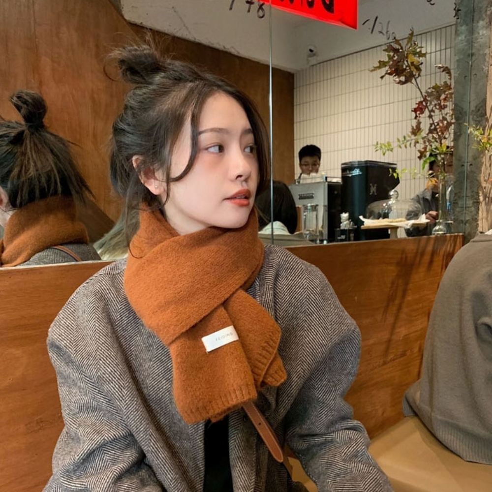 여자목도리 12가지 컬러 니트머플러 여성 니트목도리
