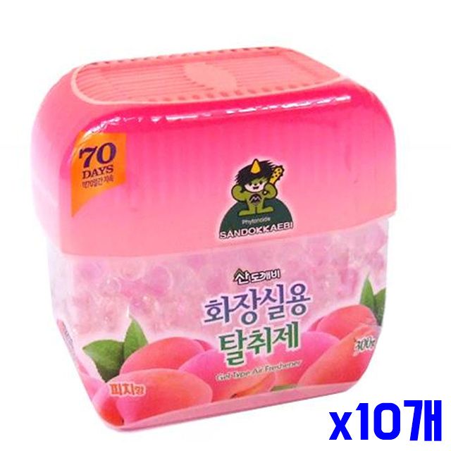 복숭아향 탈취제 300g 화장실용 x10개 사무실탈취제