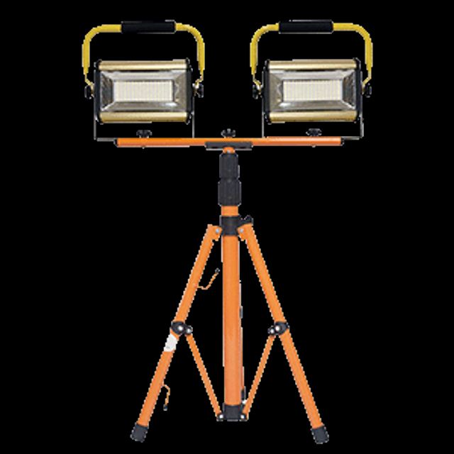 AK LED충전식투광기2구(다리포함) RAK-CT300 4000LM