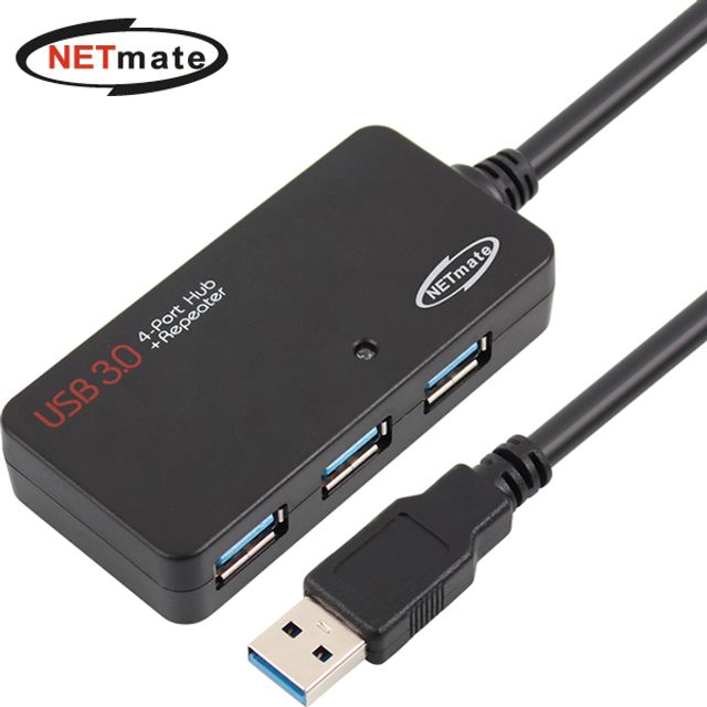 넷메이트 NMC-LA305 USB3.0 4포트 허브+리피터 5m