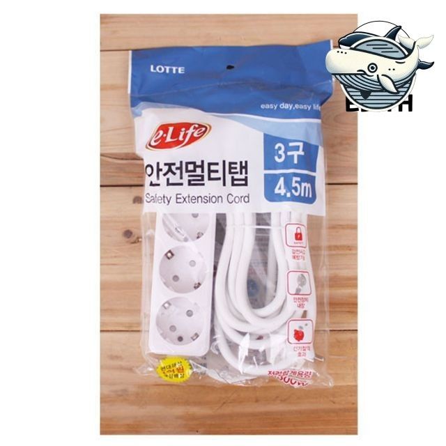 편리한 전원연장 소켓 멀티탭 길이 실내 사용