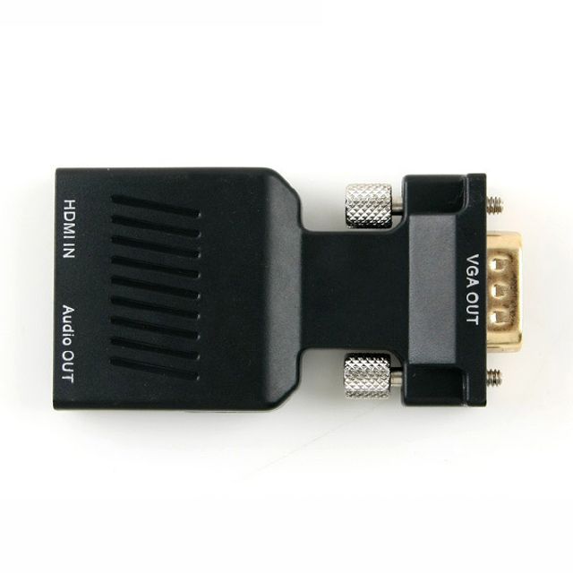 HDMI 컨버터 HDMI to VGA 오디오 지원-젠더 FW114
