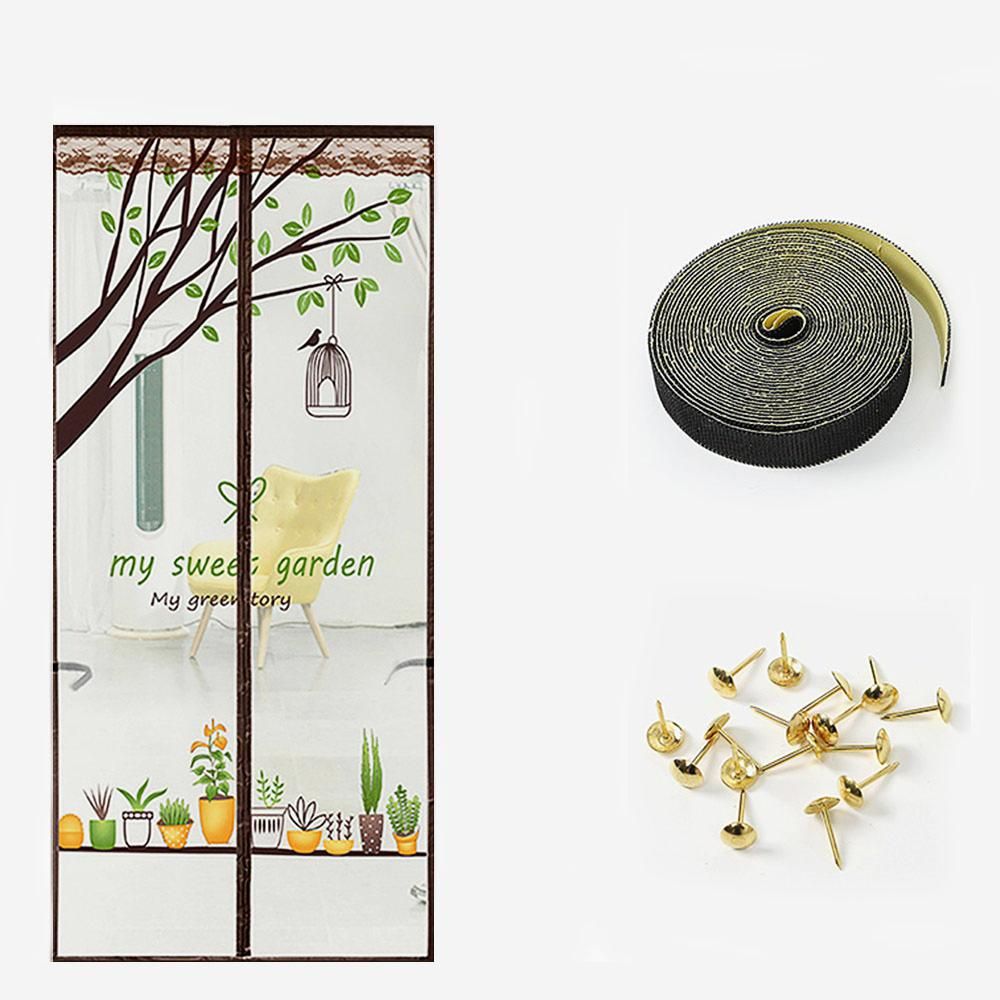 모기장 100x210cm 분리형 도어 접착 베란다