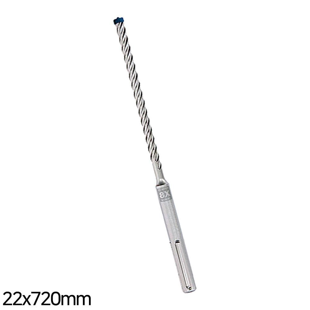 22x720mm sds 4 날 철근 max 8x 타공 햄머드릴 비트