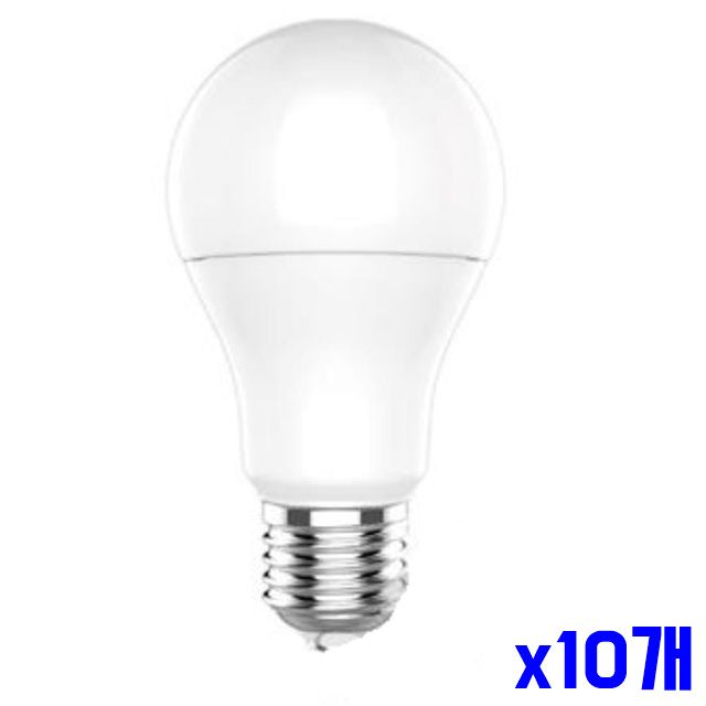 8W LED 주광색 x10개 전구 장수백열 전구램프