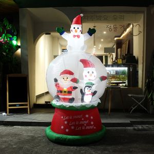 아이티알,NU LED 에어벌룬 대형 스노우볼 산타 크리스마스 전시