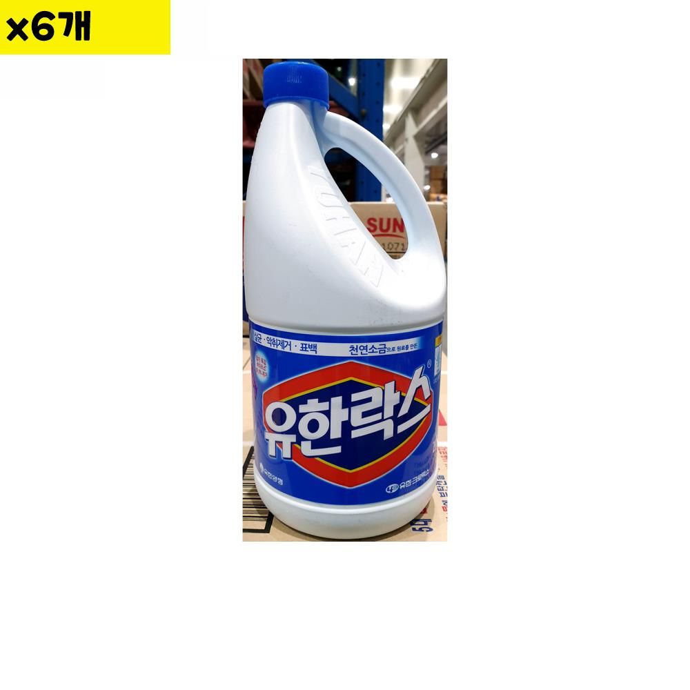 락스 유한 레귤러 식품용 2L x6개 식자재 업소 용품