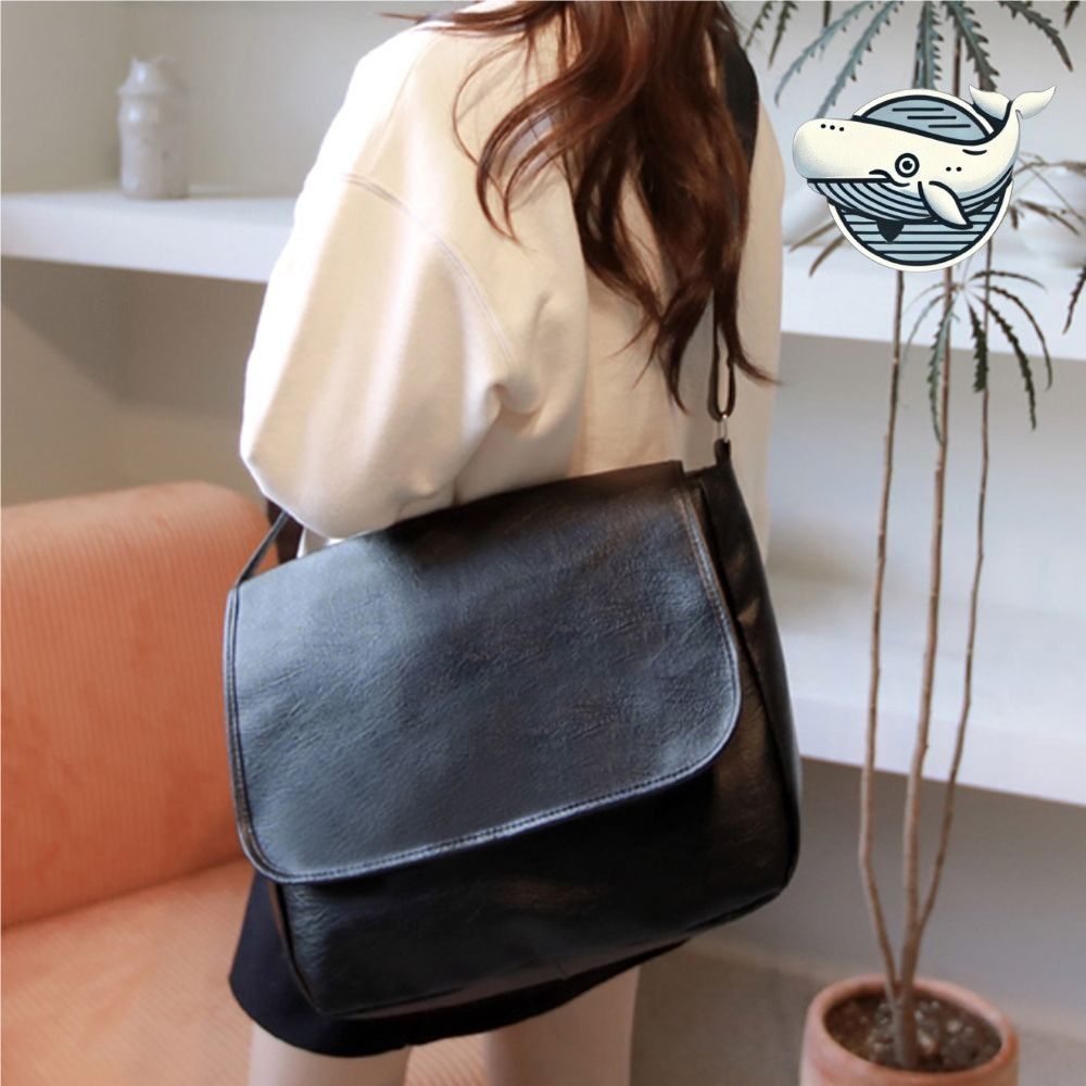 학생용 크로스 메시지백 편한 어깨끈 캐주얼