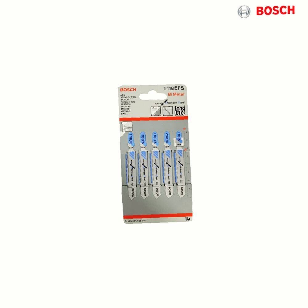 스텐용직소날T118EFS BOSCH 수공구 5PCS