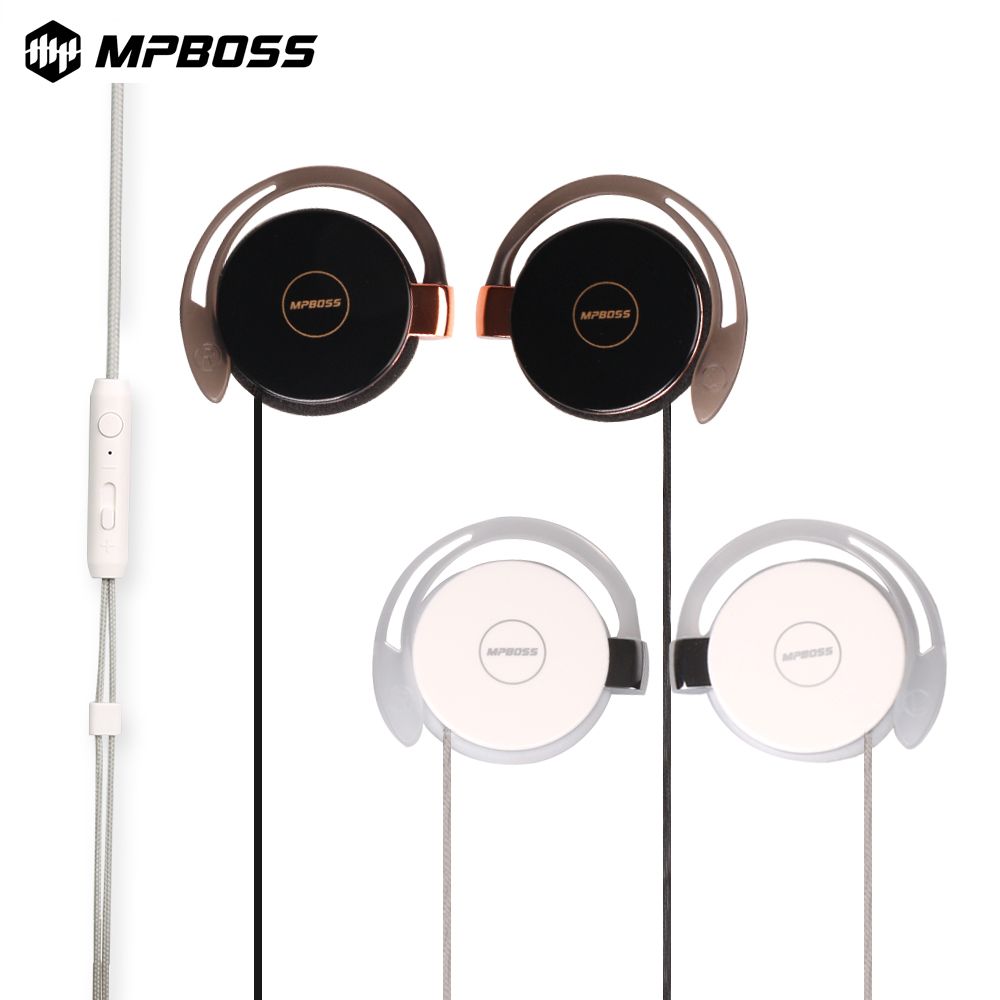 엠피보스 귀걸이형이어폰/MS-CLO11/음악/통화/볼륨조