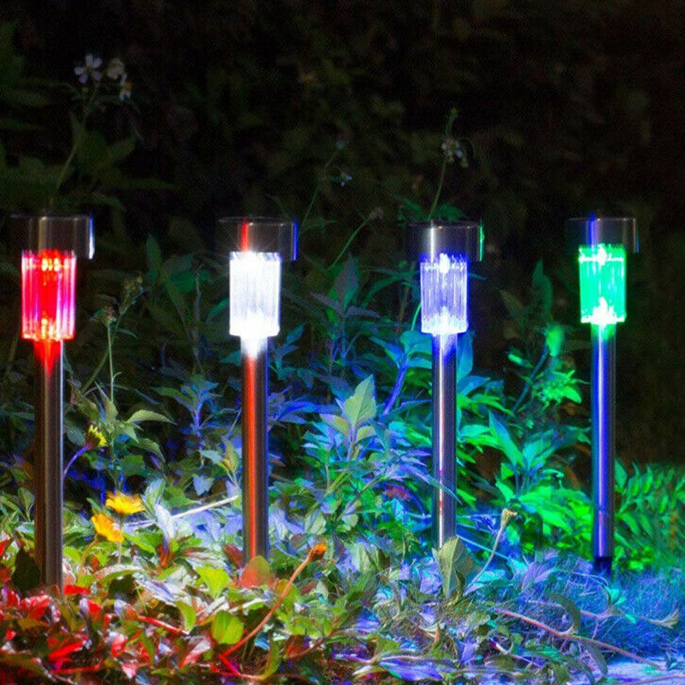 LED 태양광 잔디 정원등 10개 RGB컬러 미니 H-16