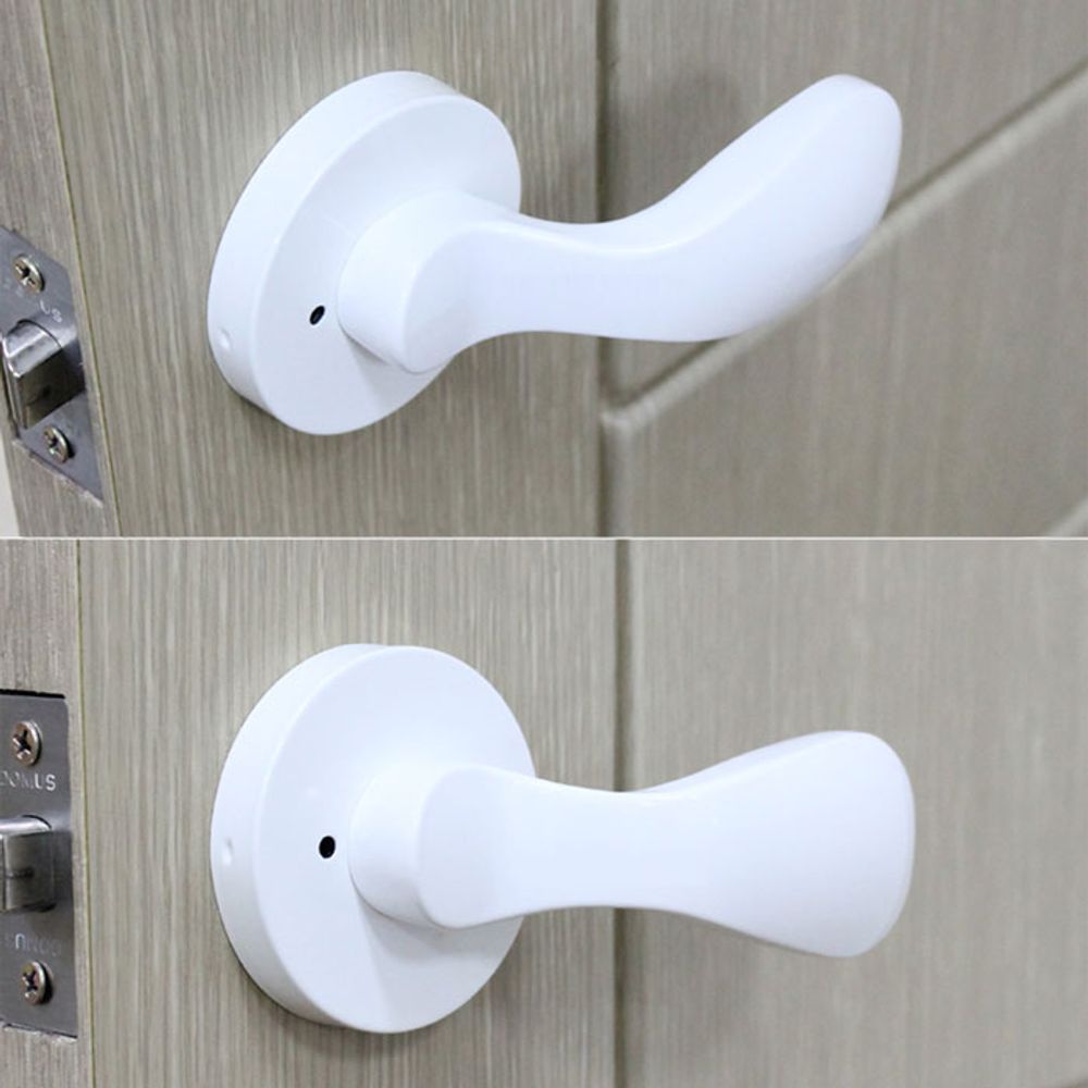 몽돌 화이트 방문손잡이 인테리어 손잡이 리폼 DIY