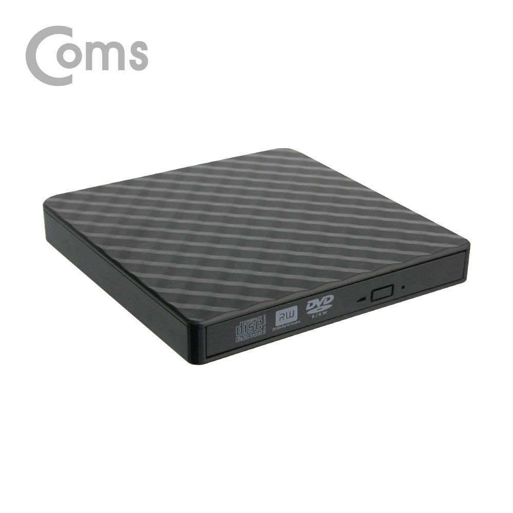 Coms DVD RW(Read Writer) USB 3.0 외장형 ODD Black