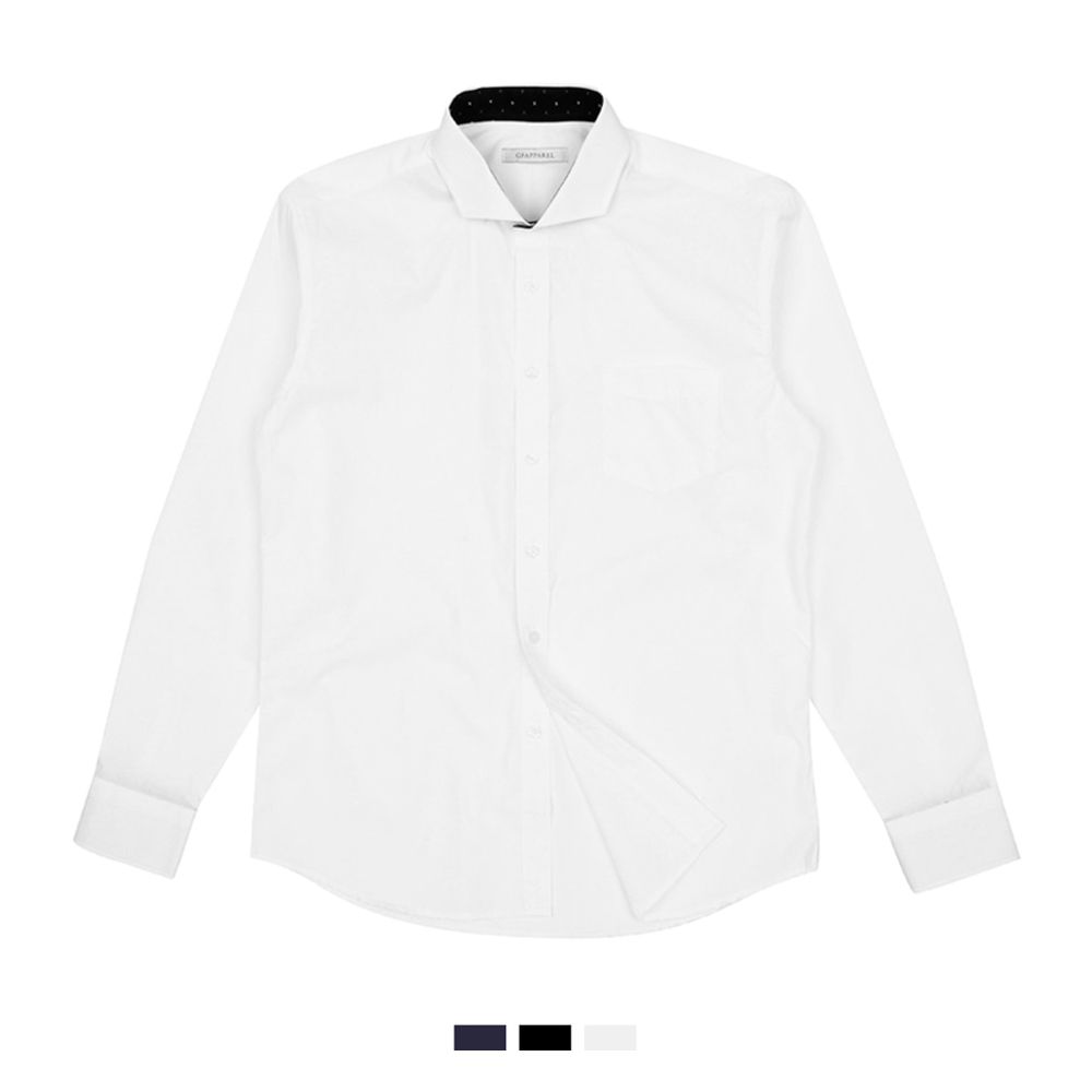 흰와이셔츠 남자 화이트 셔츠 와이드 카라 흰남방