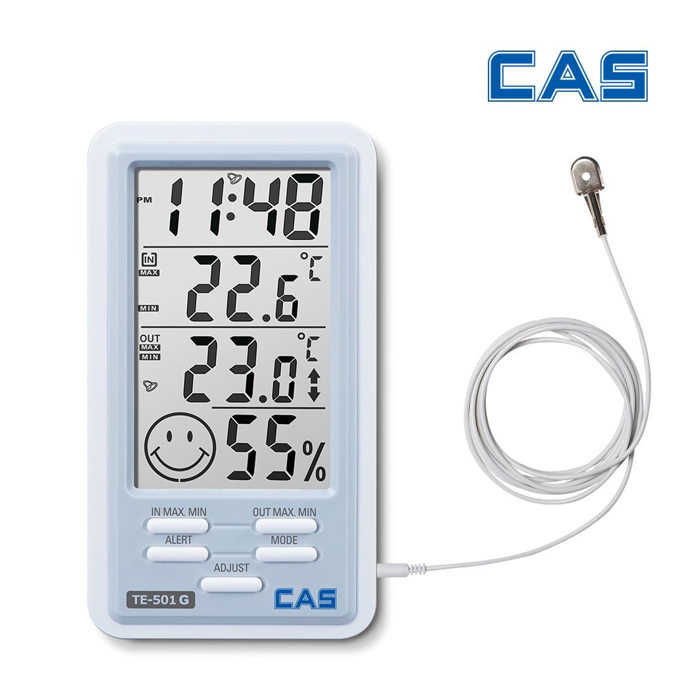 카스 온습도계 TE-501G 외부내부온도측정