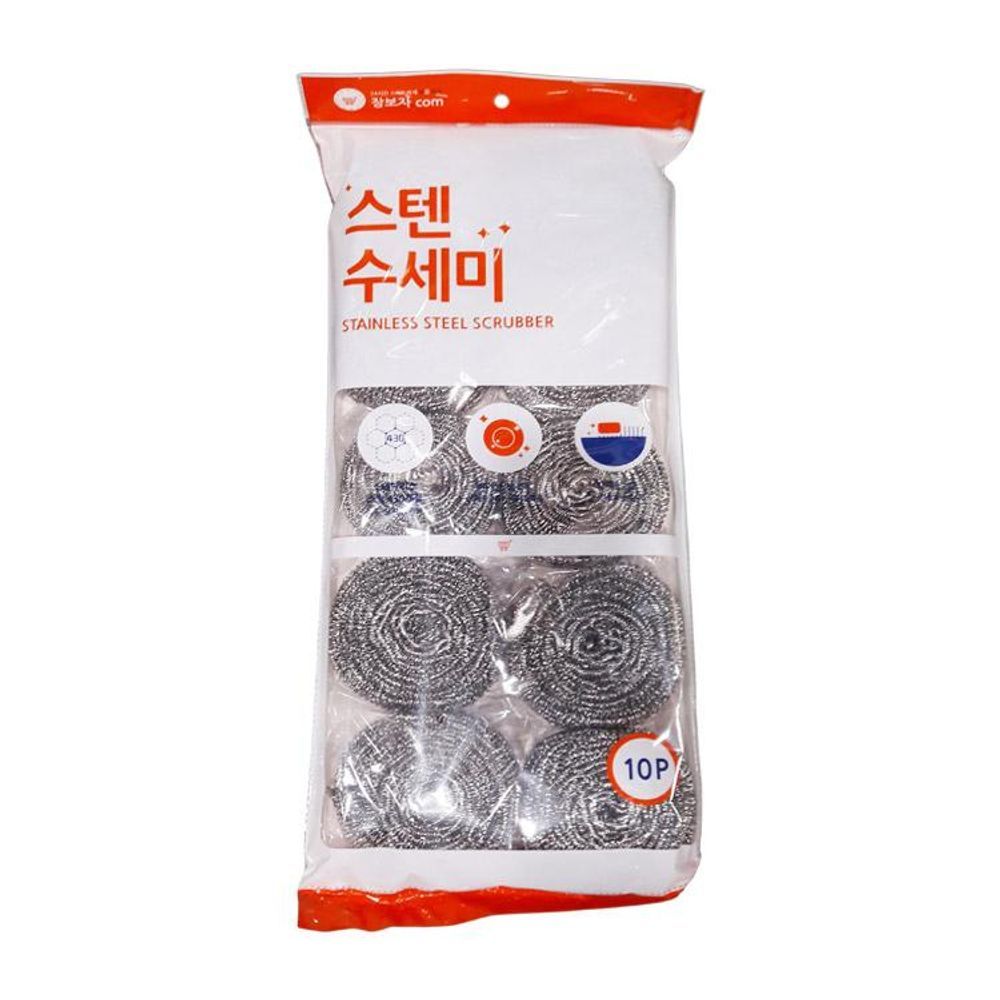 장보자 스텐 철수세미 6P(50G) 1박스(20입)