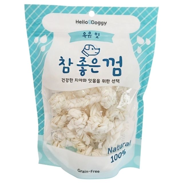 강아지간식 칭찬간식 훈련용 치아건강 우유껌 10p x 6