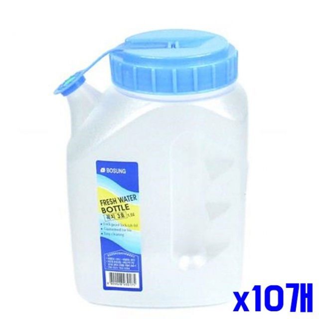 플라스틱 꼭지물병 1.5L x10개