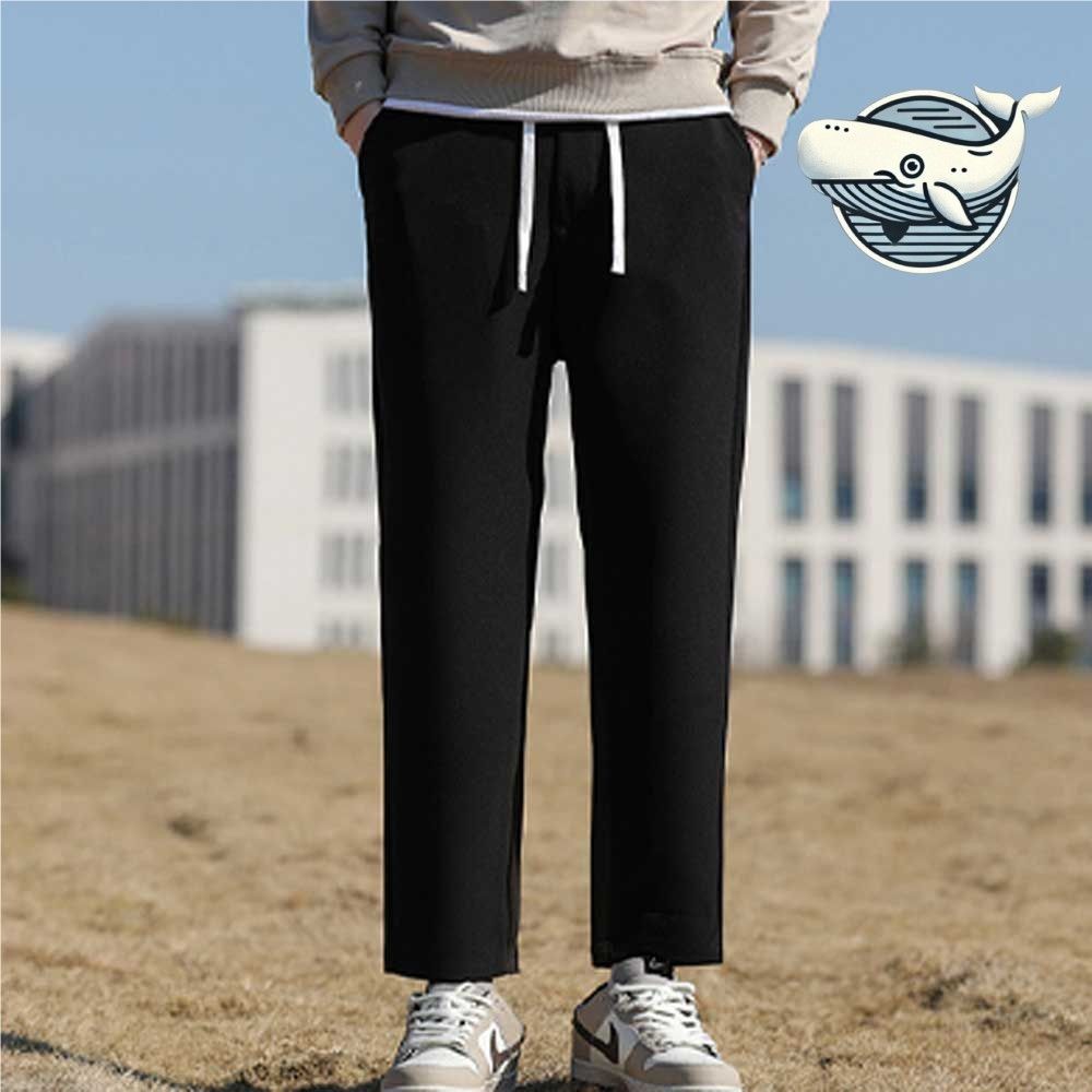 편안한 면 소재 남자 와이드팬츠 간절기 데일리