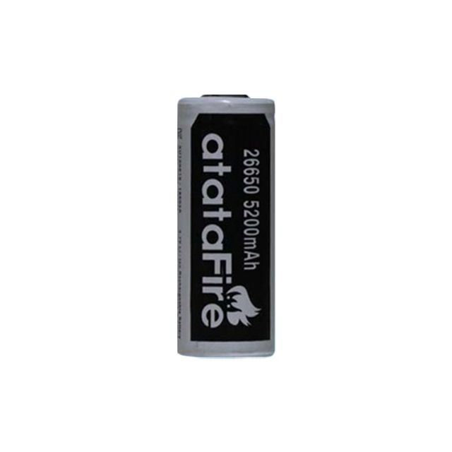 아타타파이어 3.7V 충전용 배터리 26650 보호 5200MAH