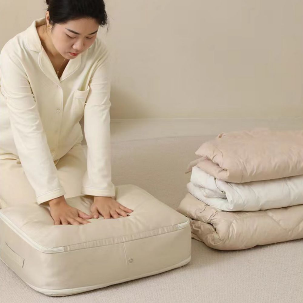 이불 압축 파우치 대용량 압축팩 의류 정리함 보관함