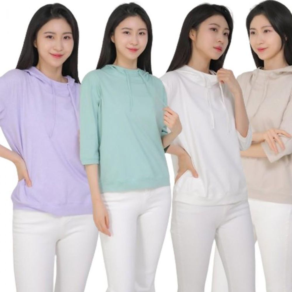 런칭특가 순면 후드티 부 여성티셔츠 후드티셔츠 모자