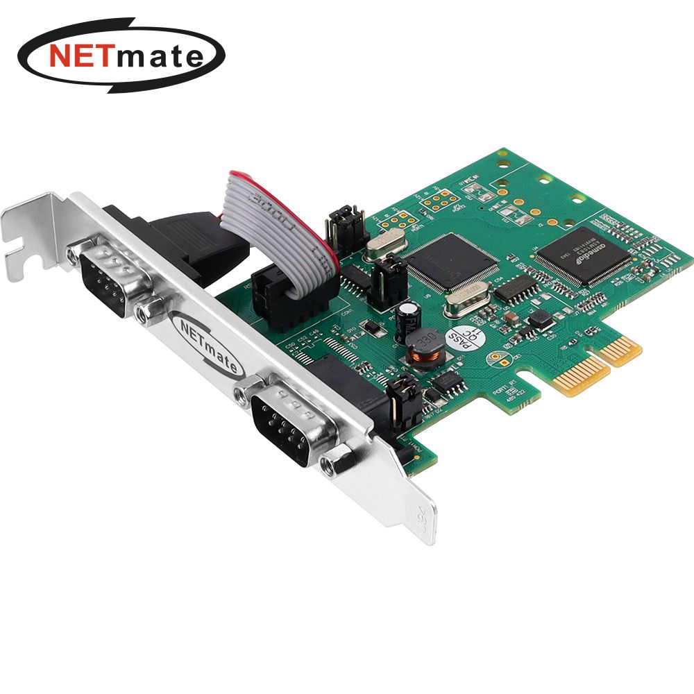 (Netmate) PCIe RS422 RS485 시리얼 2포트 카드